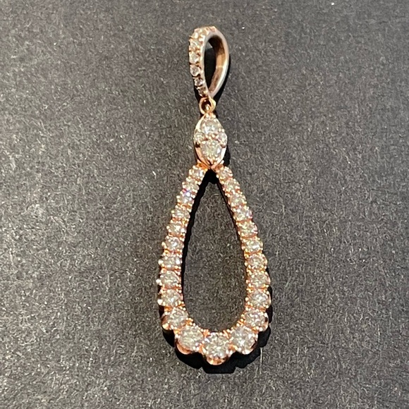 14K drop pendant - Picture 1 of 4